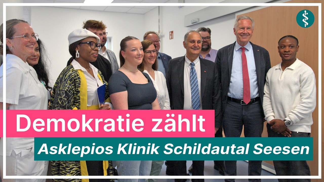 Former Federal President Wulff meets students and trainees at Asklepios Clinic Schildautal Seesen