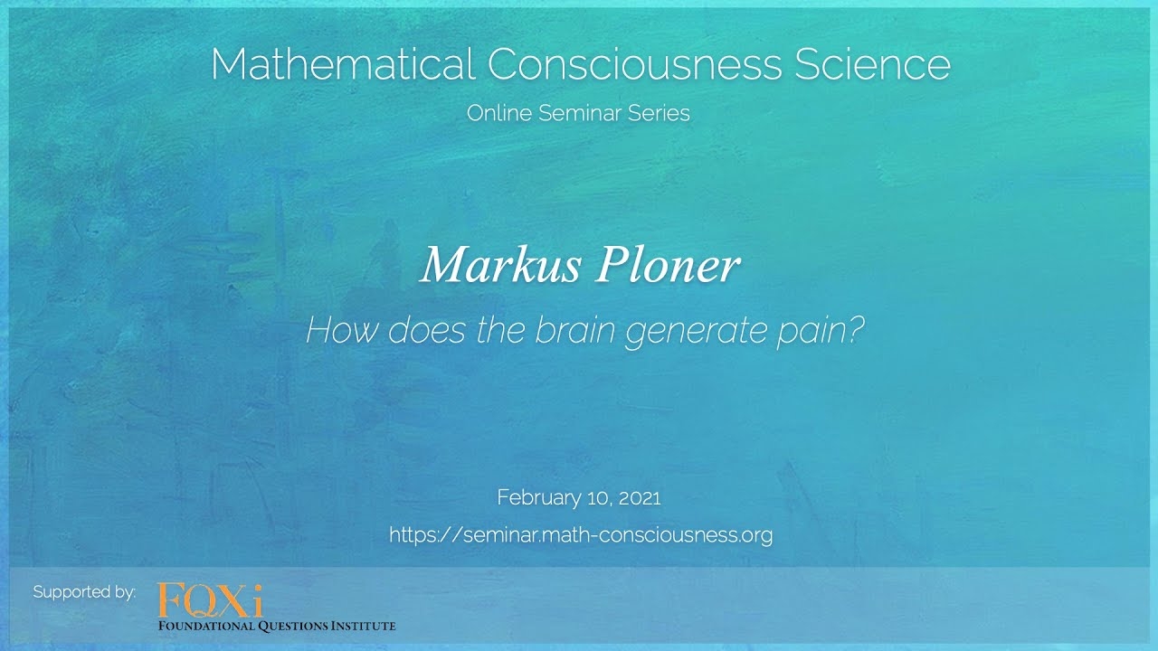 How does the brain generate pain? (Markus Ploner)