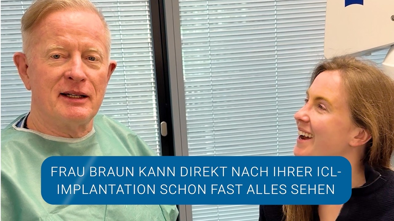 Right after ICL implantation, the IT expert can see almost everything