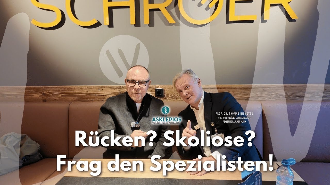 LaW podcast to go - Prof Dr Thomas Niemeyer on the important topic of back pain and scoliosis!