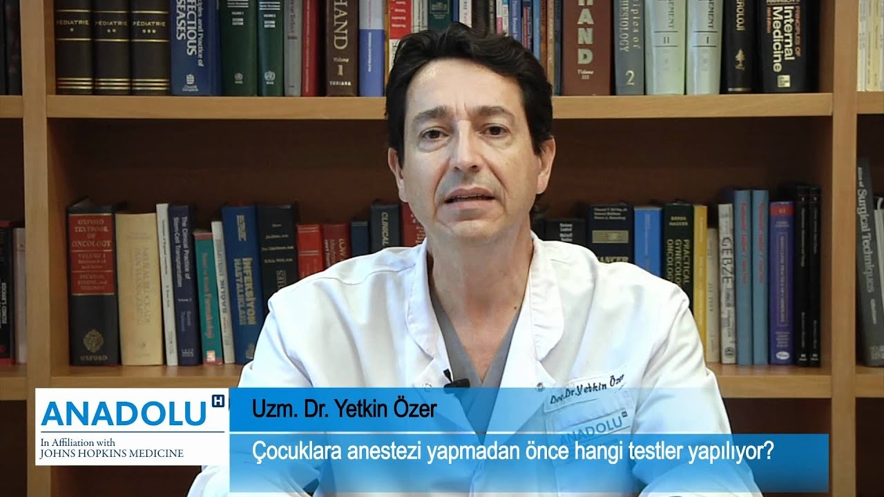 What tests are performed before anesthetizing children?