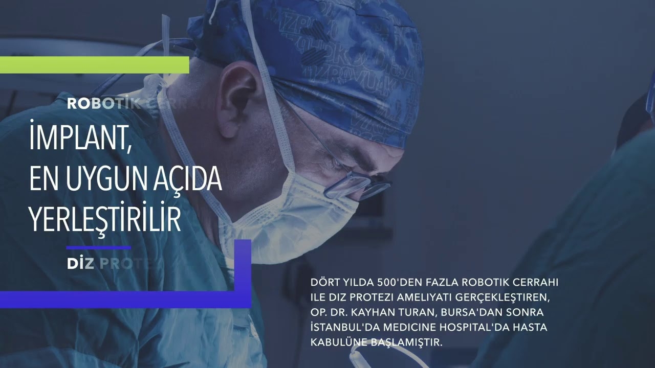 Knee replacement surgery using robotic surgery