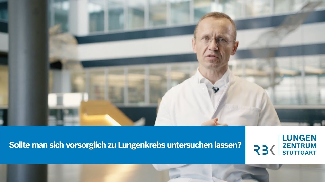 Prof. Dr. med. Hans-Georg Kopp — Should you be screened for lung cancer as a precautionary measure?
