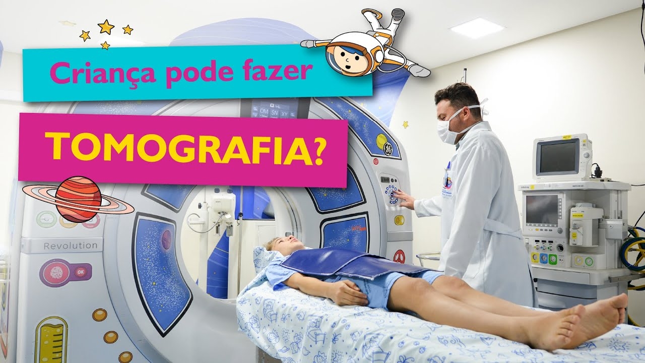 How is a CT scan performed on children?