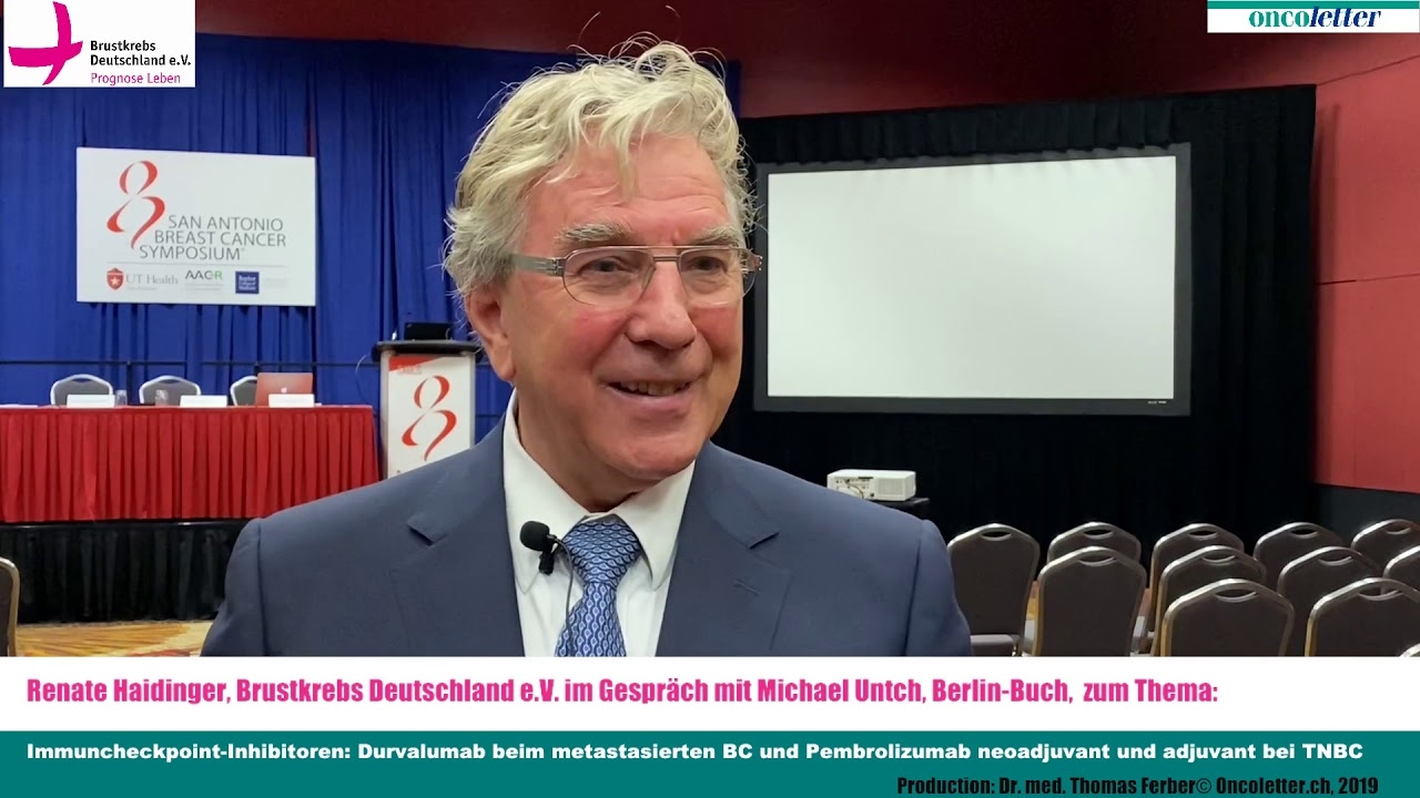 SABCS 2019: Immune checkpoint inhibitors: durvalumab in metastatic BC and pembrolizumab; Prof. Untch