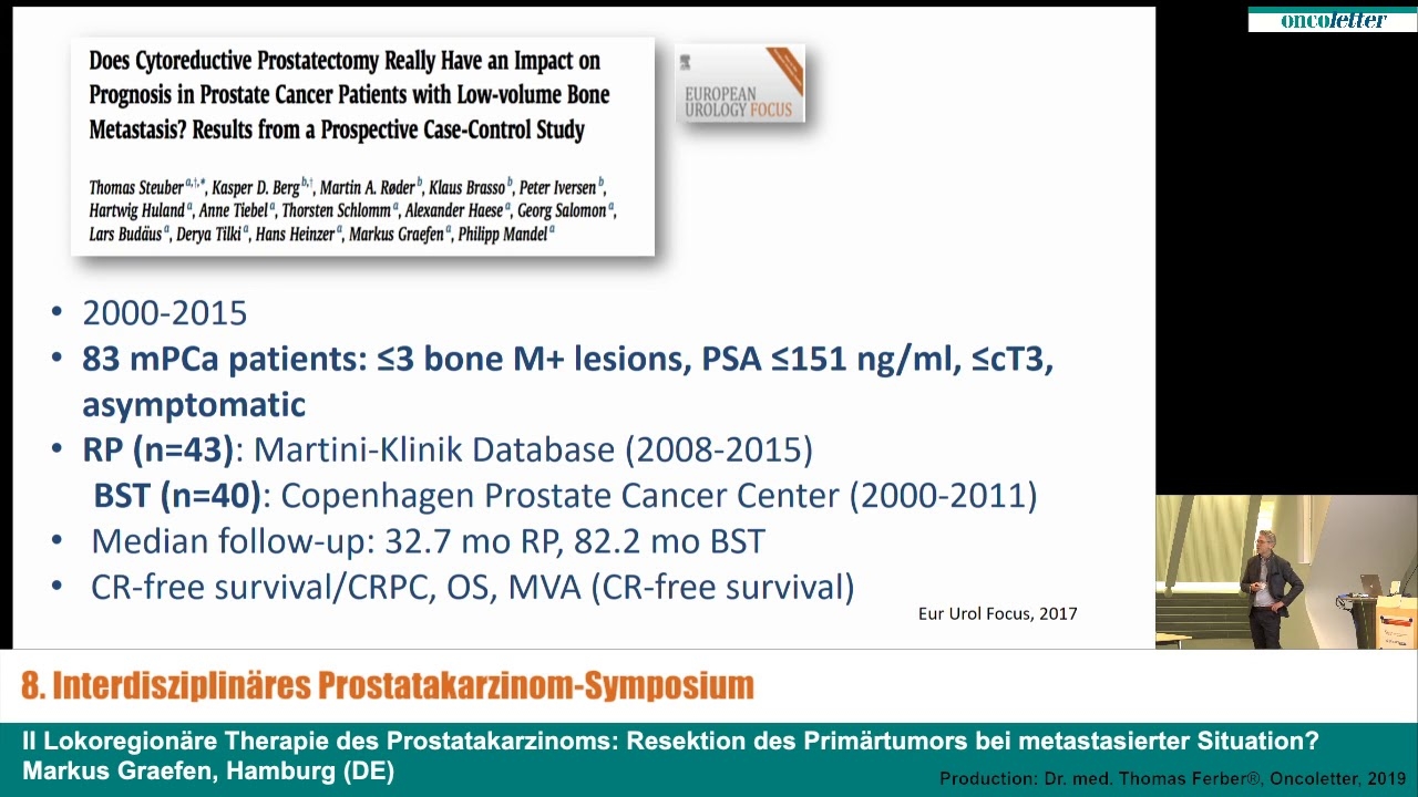 Markus Gräfen, Hamburg (DE): Resection of the primary tumour in a metastatic situation?
