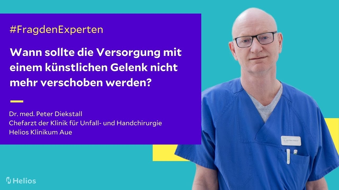 Ask the expert - When should I stop putting off the artificial joint?