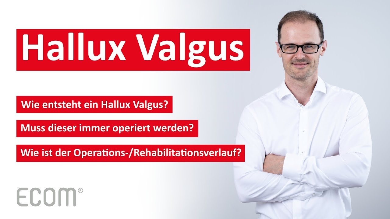 Hallux Valgus - PD Dr. Norbert Harrasser answers 3 important questions