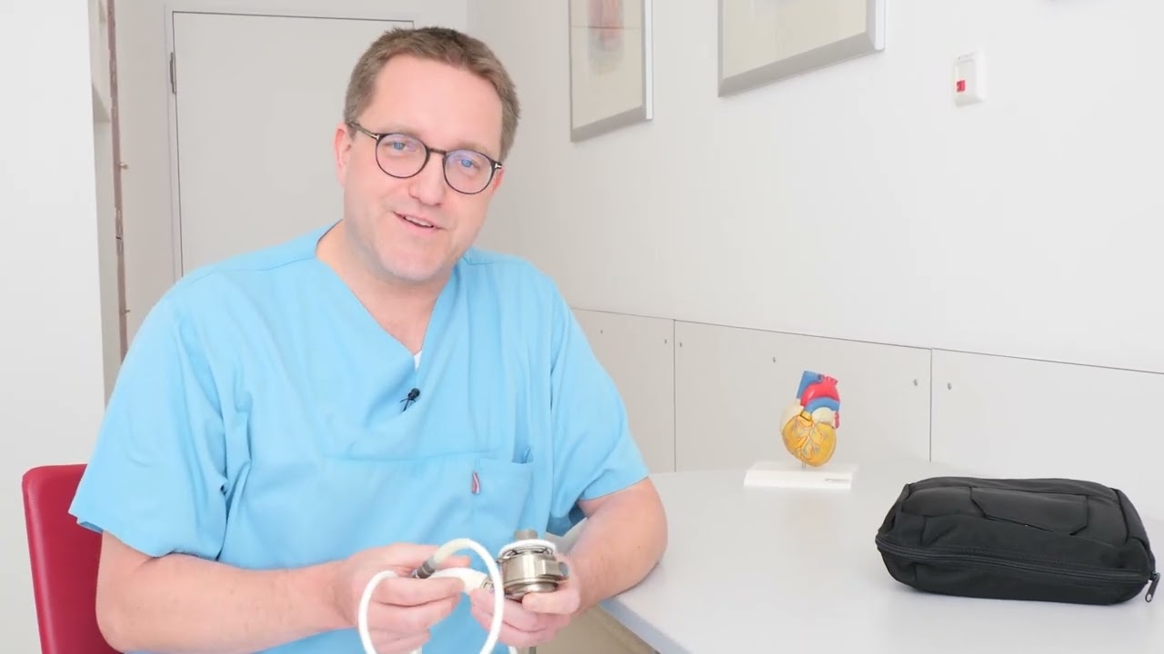 Artificial heart support at HDZ NRW, Bad Oeynhausen