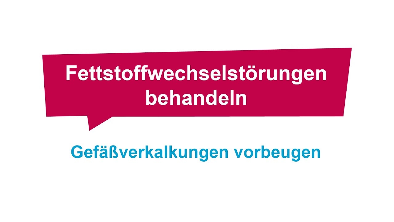 In demand: Treating lipid metabolism disorders — preventing vascular calcifications
