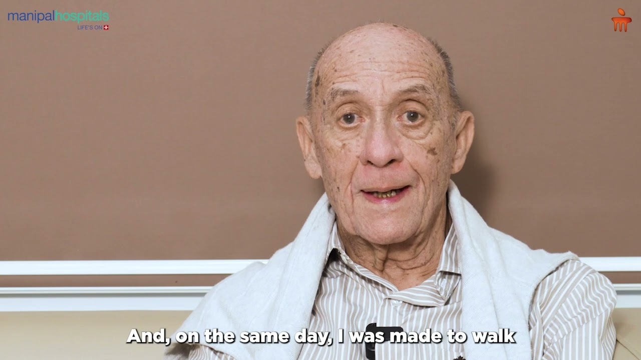 Robotic Spine Surgery Helps 78-Year-Old Walk Within Hours | Manipal Hospital Old Airport Road