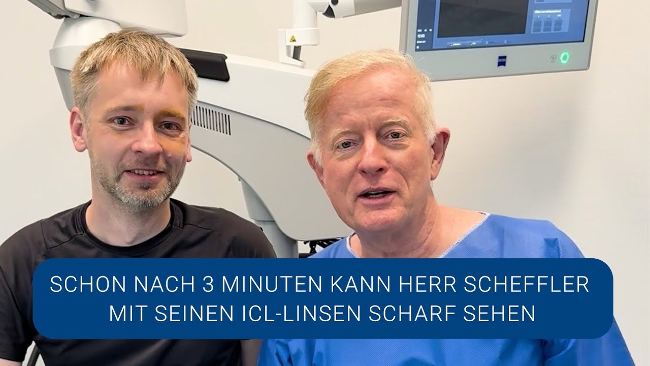 Scientist finally sees clearly and sharply without glasses — ICL surgery at EuroEyes Berlin!