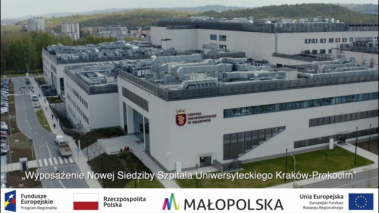 Equipment of the new headquarters of the University Hospital Kraków-Prokocim