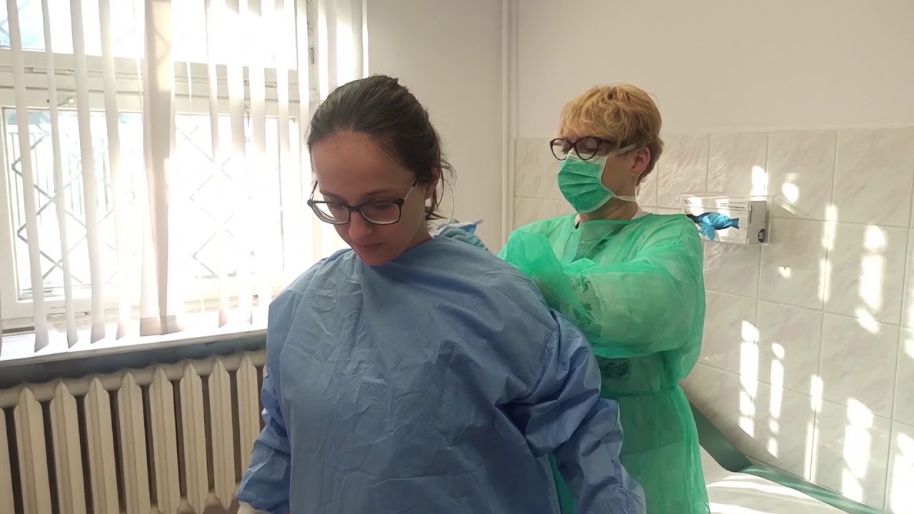 Instructions for taking material for testing for SARS CoV-2