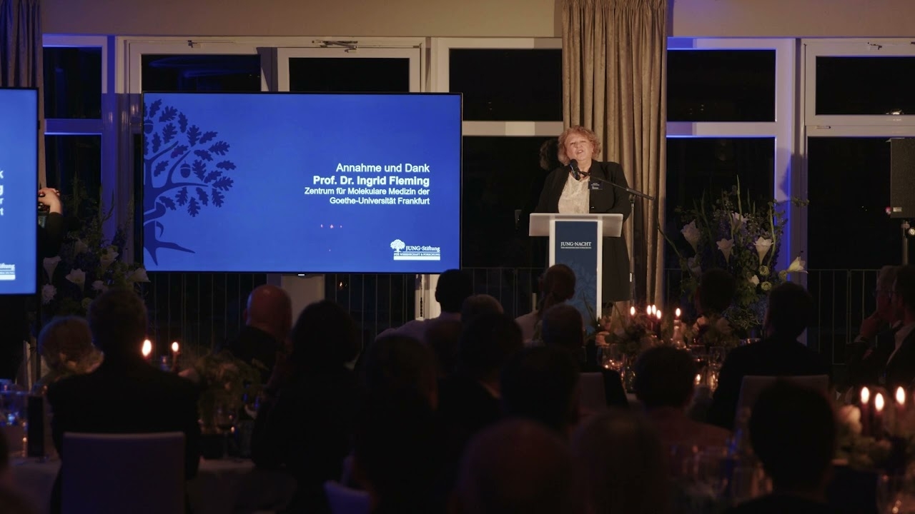 Award ceremony 2022: Thanks to Professor Dr. Ingrid Fleming