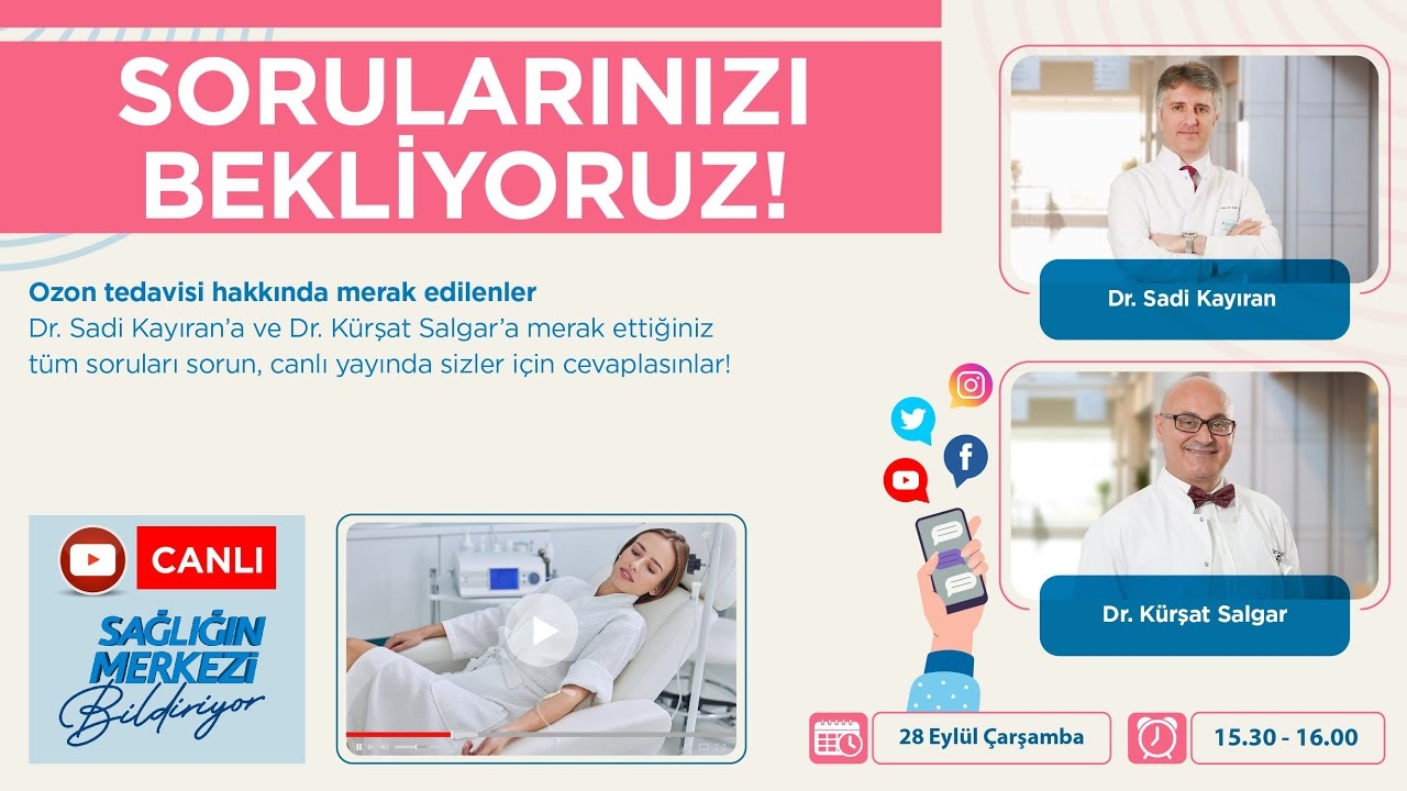 Curiosities about ozone therapy - #CanlıYayin