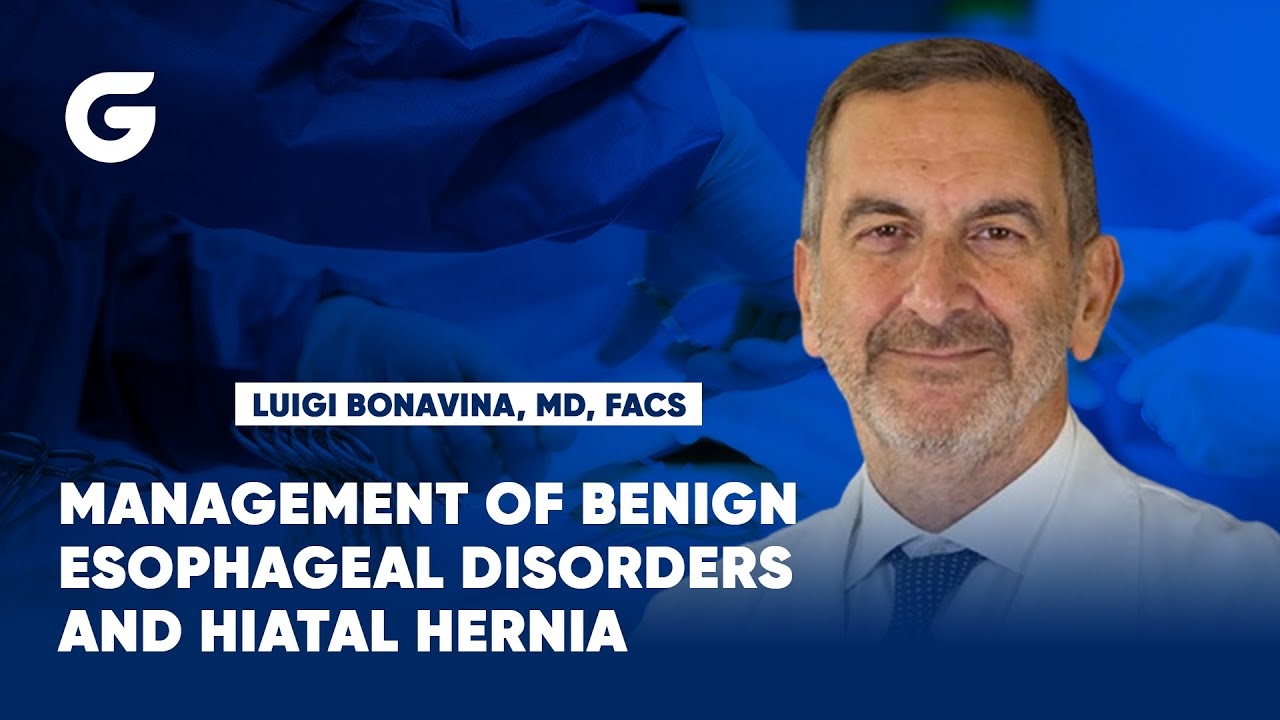 Management of benign esophageal disorders and hiatal hernia | онлайн-лекція для хірургів