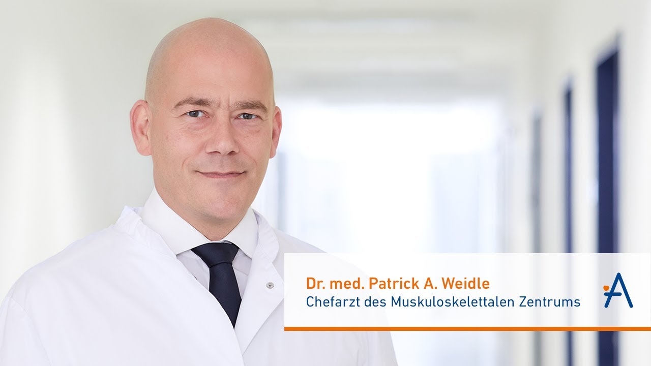 Dr. med. Patrick A. Weidle, chief physician of the Musculoskeletal Center