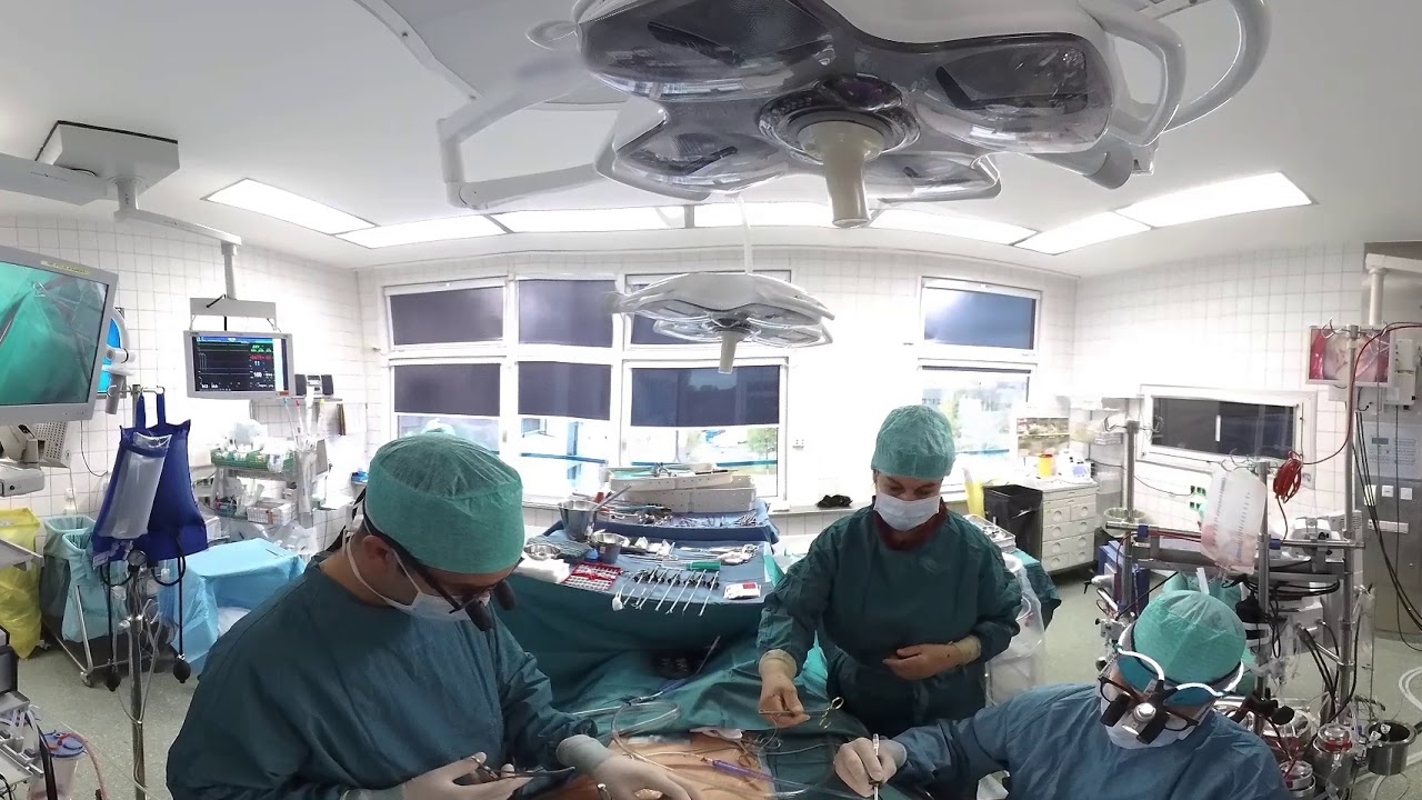 360-degree video of a heart valve operation at the Leipzig Heart Center