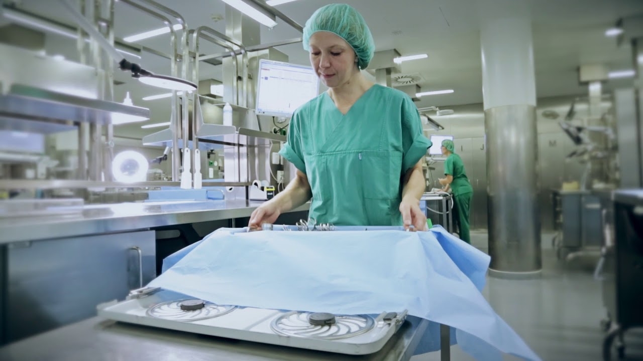 The technology in the sterile goods department at the FFM University Hospital