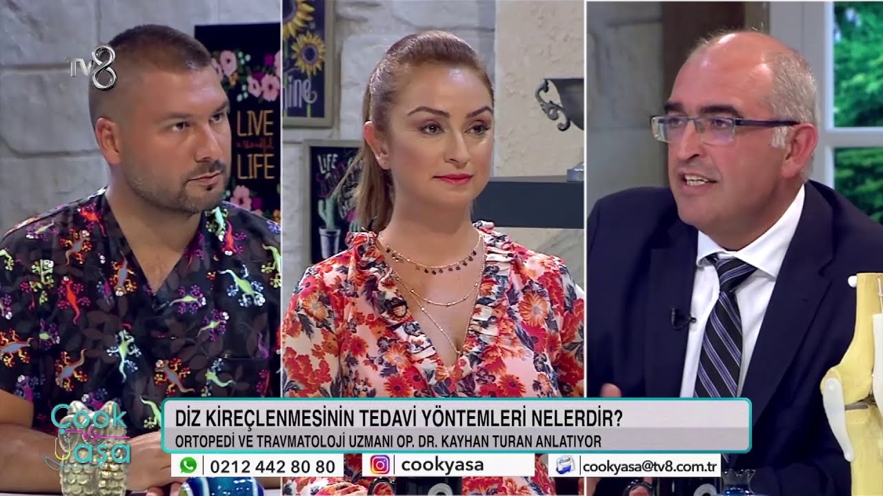 Dr. Kayhan Turan was a guest on the "Çook Yaşa" program broadcast on TV8