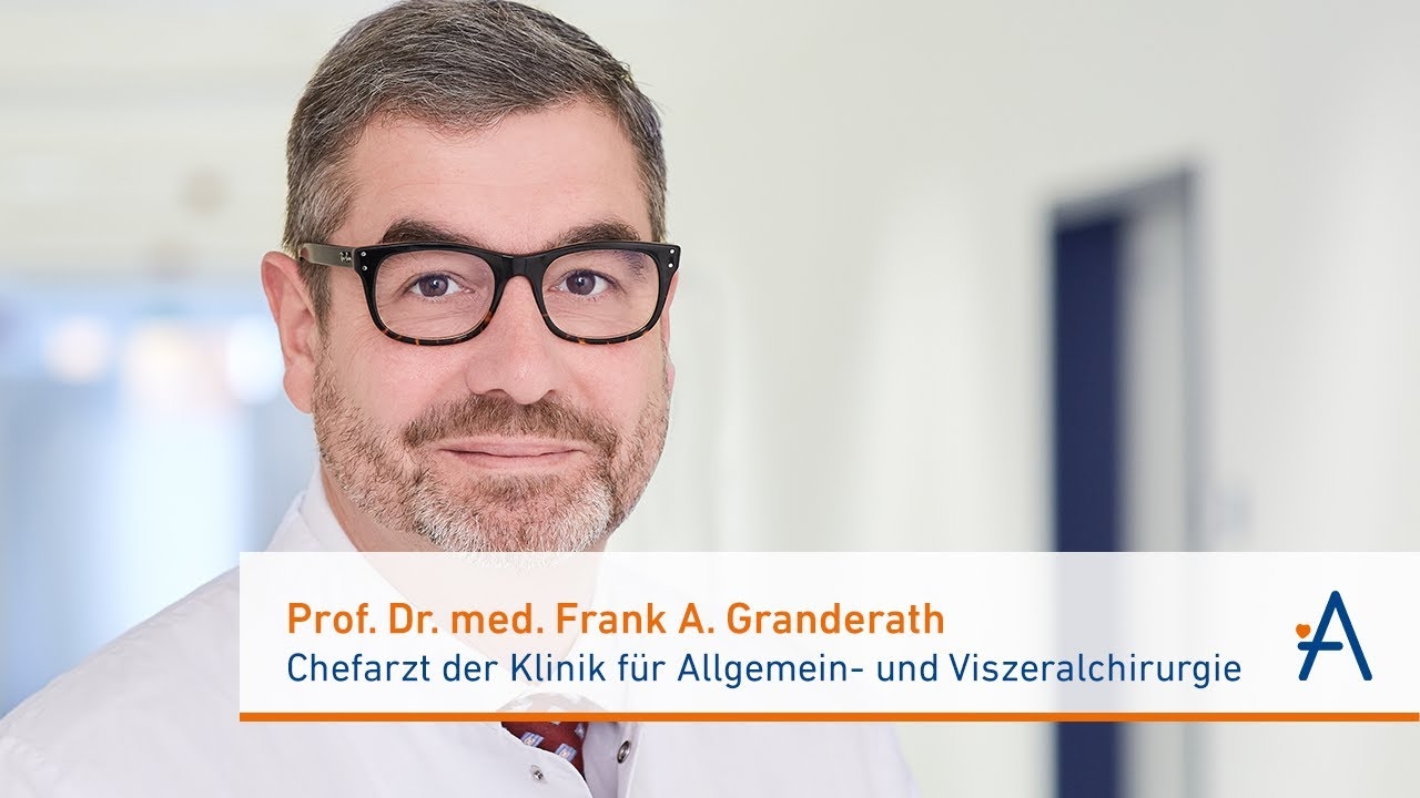 Prof. Dr. med. Frank A. Granderath, chief physician at the Clinic for General and Visceral Surgery