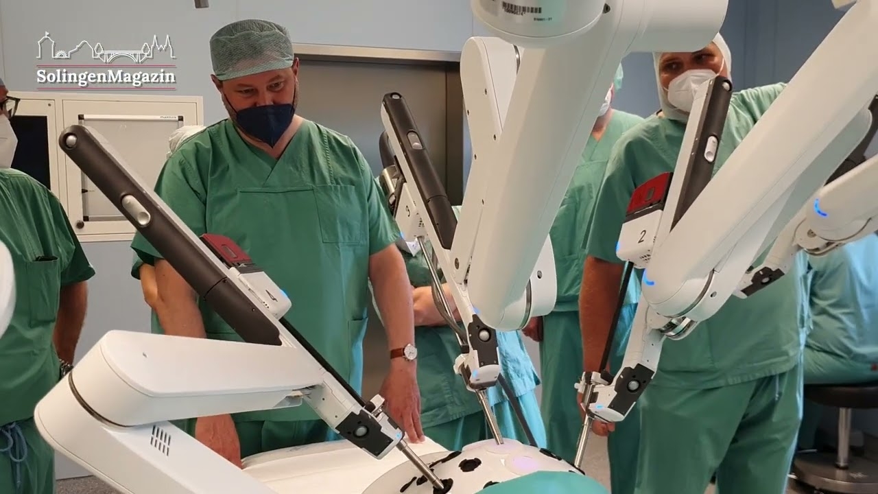 New at the Solingen Clinic: “DaVinci” surgical robot system, May 2022