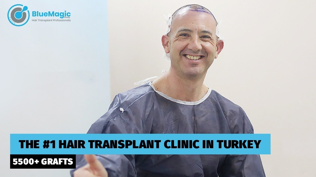 BEST HAIR TRANSPLANT CLINIC in TURKEY | BlueMagic Group Clinic | FUE ZAFFIRO | DHI
