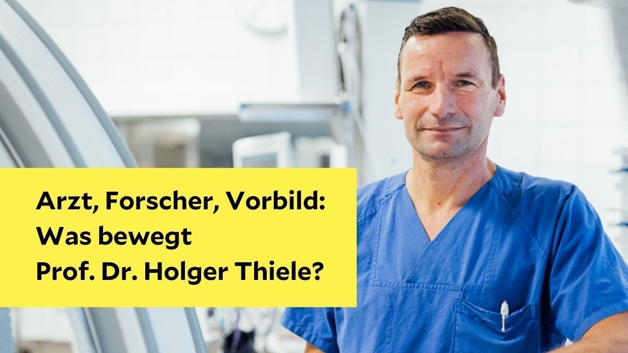 Prof. Dr. Holger Thiele: "We want to improve the lives of patients."