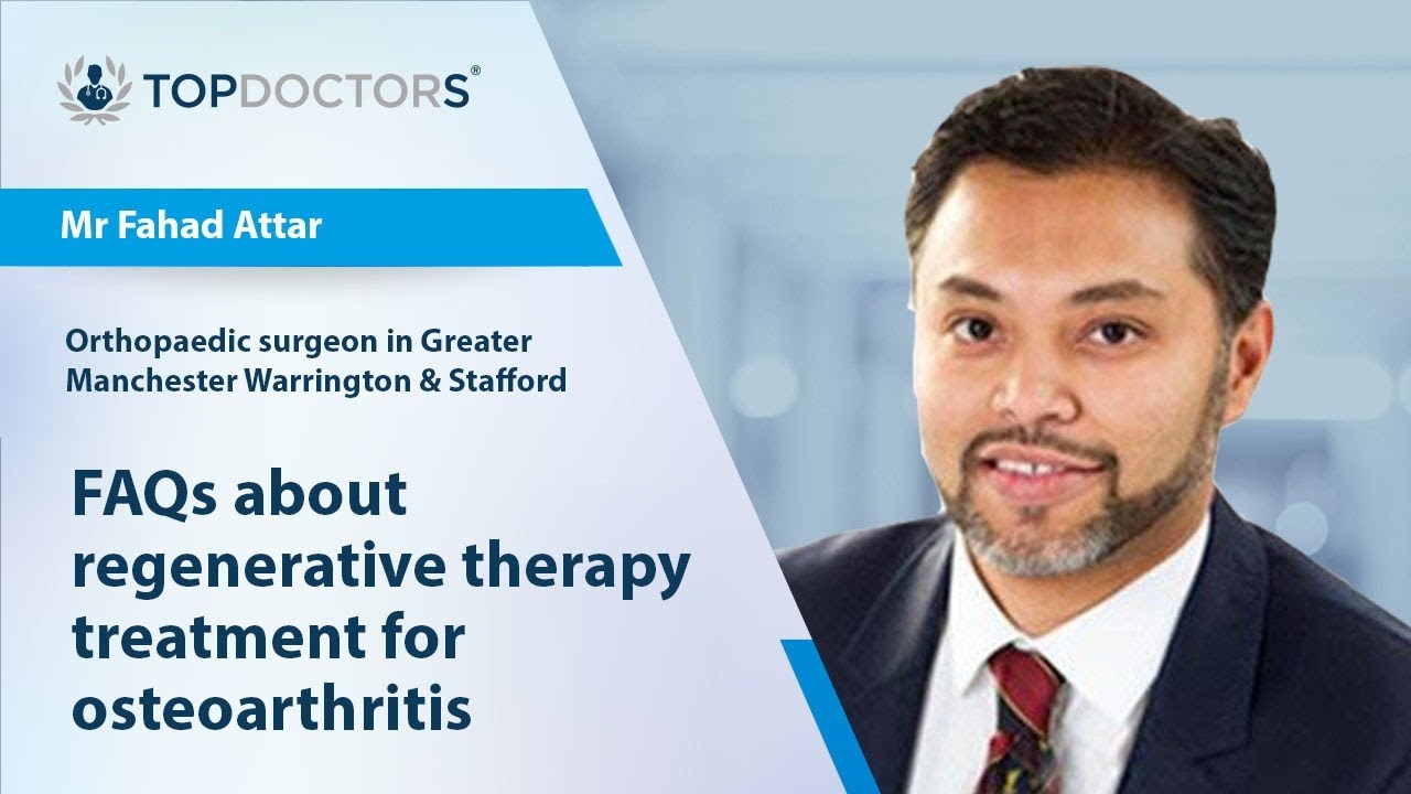 FAQs about regenerative therapy treatment for osteoarthritis - Online interview