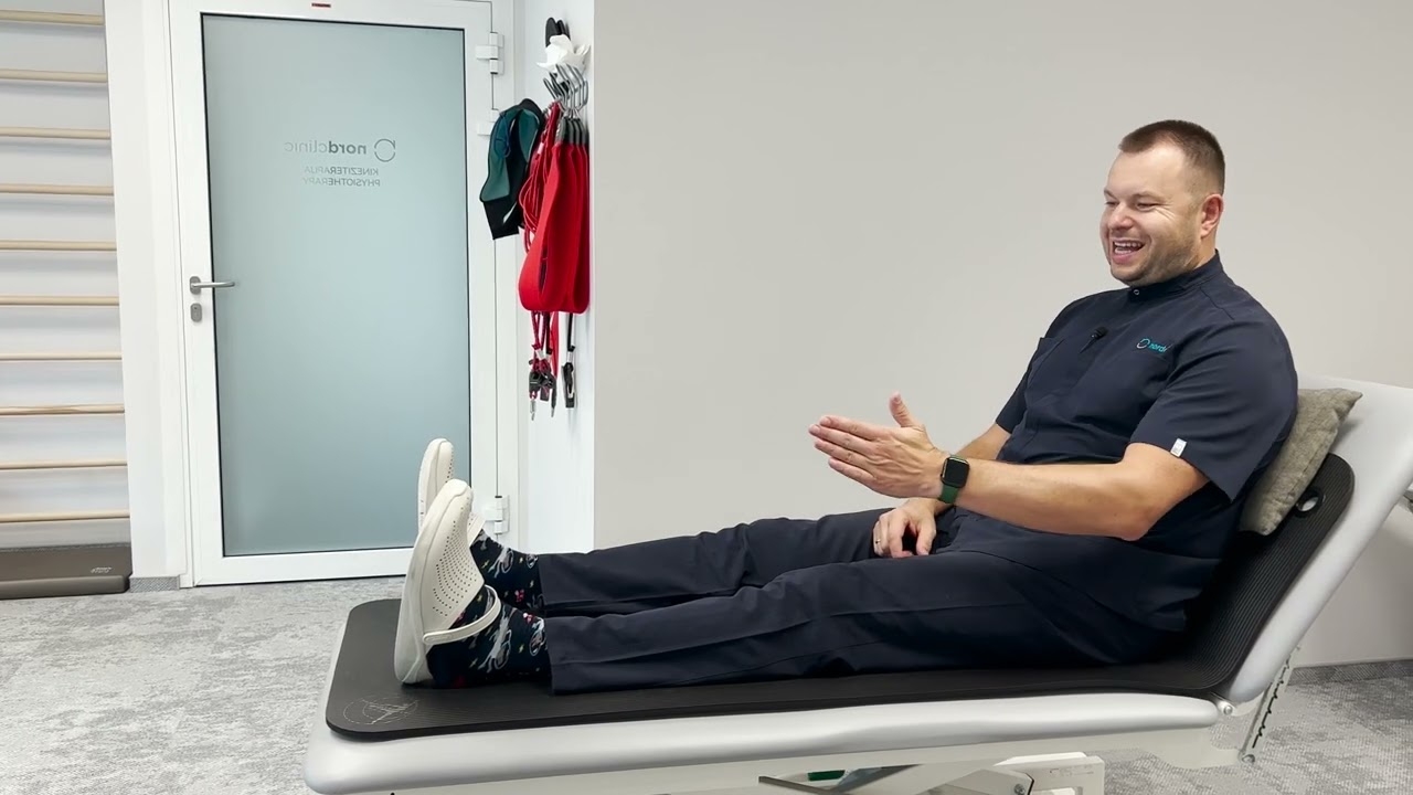 Pre-op exercises #1: strengthening before hip replacement surgery with Prof. L. Siupsinskas