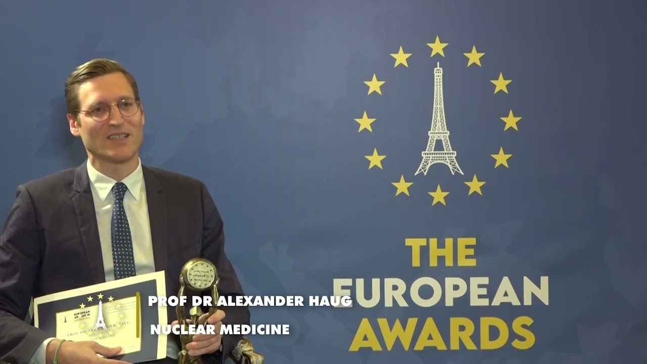 Prof Dr Alexander Haug, awarded in Nuclear Medicine