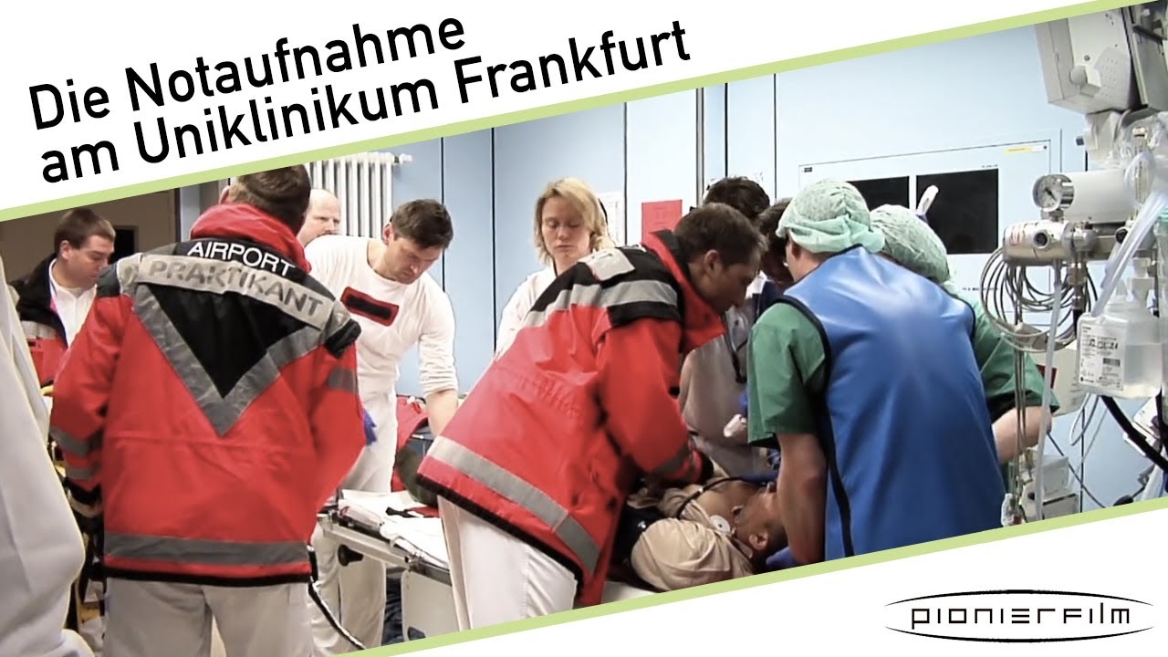 What happens in a central emergency room? Here is the example of the University Hospital Frankfurt.